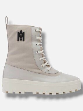 Mackage Mens Beige HERO-MU Unlined Winter Boot Shoe Size 44